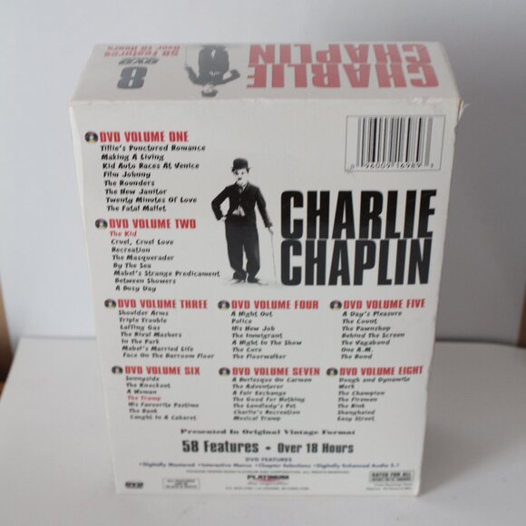 Charlie Chaplin - 8 DVD Set  Brand New - Picture 3 of 3